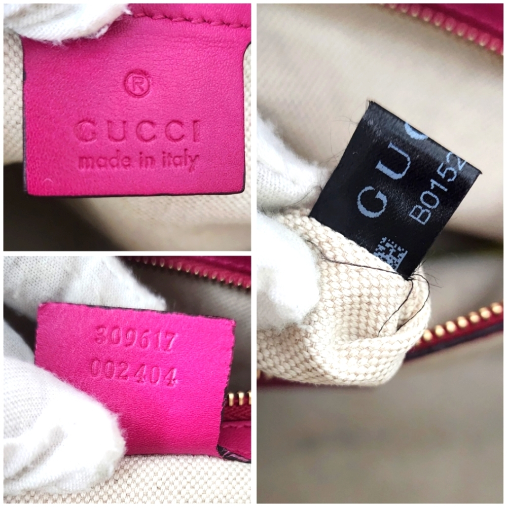 Auth Gucci Micro GG Pink 2Way Leather Bag - Picture 5 of 11